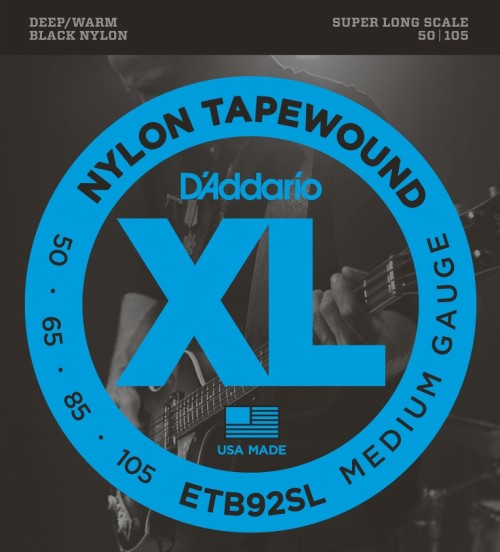 Daddario XL Bass Nylon Tapewound Medium