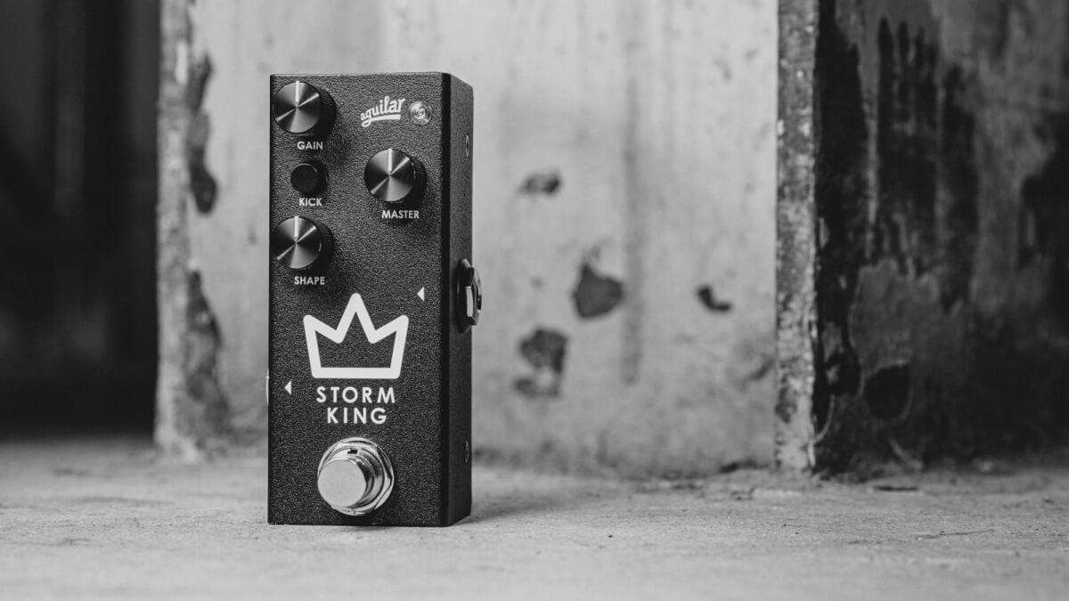 Aguilar Storm King distortion/fuzz pedal, photo credits: Aguilar Musical Instruments